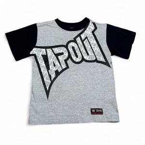 Tapout Kids Gray and Black T-Shirt